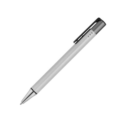 Купить MATCH. Шариковая ручка из металла и ABS, сатин серебро с нанесением логотипа
