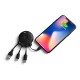 Купить Портативное зарядное устройство Octopus Booster, 1000 mAh, черный с нанесением логотипа