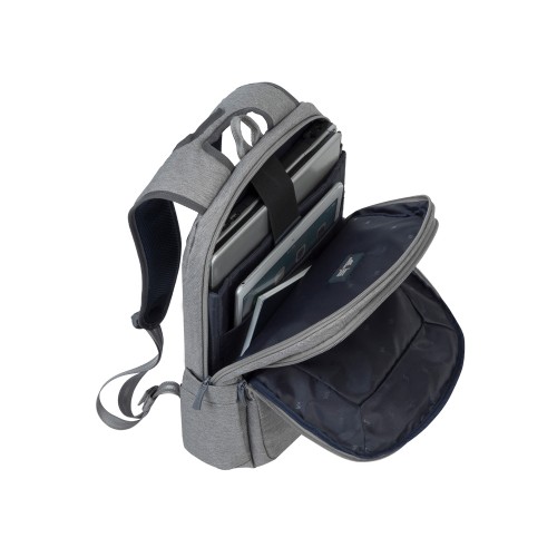 Купить RIVACASE 7760 grey ECO рюкзак для ноутбука 15.6 с нанесением логотипа