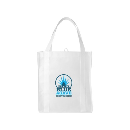 Купить Сумка Liberty, высота ручек 25,5 см, белый с нанесением логотипа