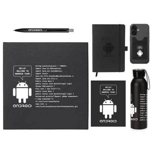 Купить Welcome pack Business suite, черный с нанесением логотипа