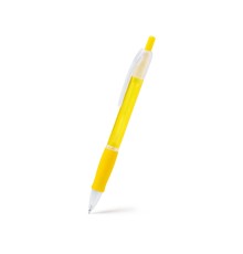 Ручка пластиковая шариковая ONTARIO, желтый