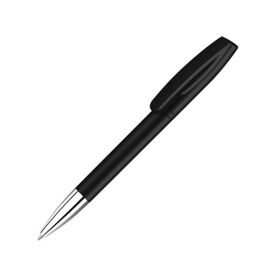 Купить Шариковая ручка из пластика Coral SI, черный с нанесением логотипа