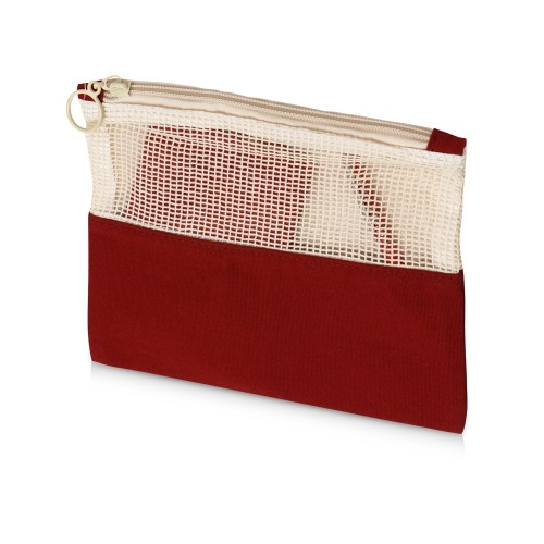 Купить Косметичка Mesh, красный с нанесением логотипа