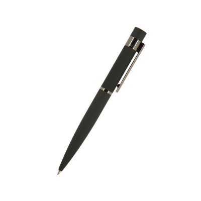 Купить Ручка Verona шариковая автоматическая, черный металлический корпус 1.0 мм, синяя с нанесением