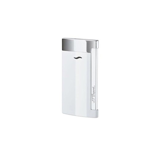 Купить Зажигалка Slim7. S.T.Dupont, белый/серебристый с нанесением логотипа