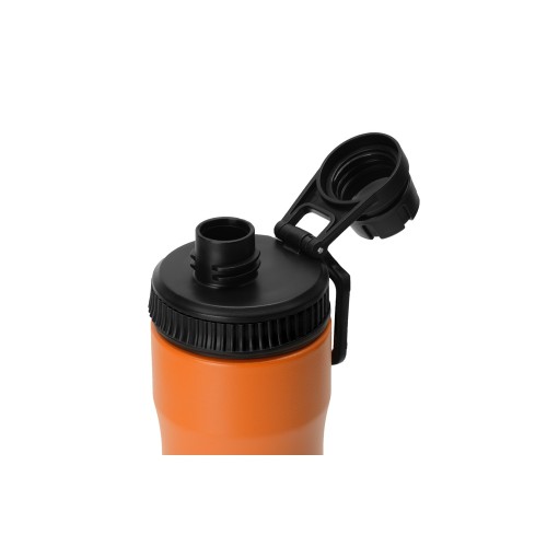 Купить Бутылка для воды Supply Waterline, нерж сталь, 850 мл, оранжевый/черный с нанесением логотипа