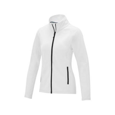 Купить Женская флисовая куртка Zelus, белый с нанесением логотипа