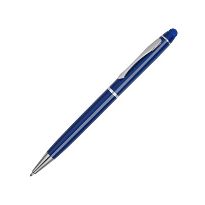 Купить Ручка-стилус шариковая Фокстер, синий с нанесением