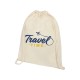 Купить Рюкзак со шнурком Tenes из хлопка плотностью 140 г/м2, natural с нанесением логотипа