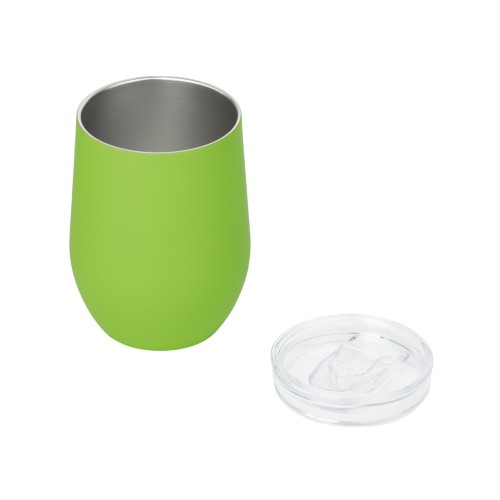 Купить Термокружка Vacuum mug C1, soft touch, 370мл, зеленое яблоко с нанесением логотипа