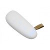 Купить PB_Small_stone Универсальное зарядное устройство power bank в форме камня. 2600MAH. Белый с нанесением логотипа