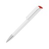 Купить Ручка шариковая UMA EFFECT SI, белый/красный с нанесением логотипа