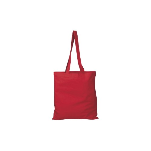 Купить Сумка хлопковая Carolina, красный с нанесением логотипа