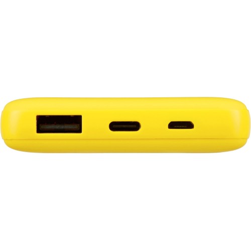 Купить Внешний аккумулятор Powerbank C2, 10000 mAh, желтый с нанесением логотипа Купить Внешний аккумулятор Powerbank C2, 10000 mAh, желтый с нанесением логотипа