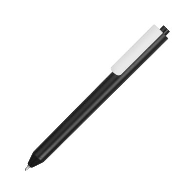 Купить Ручка шариковая Pigra модель P03 PMM, черный/белый с нанесением