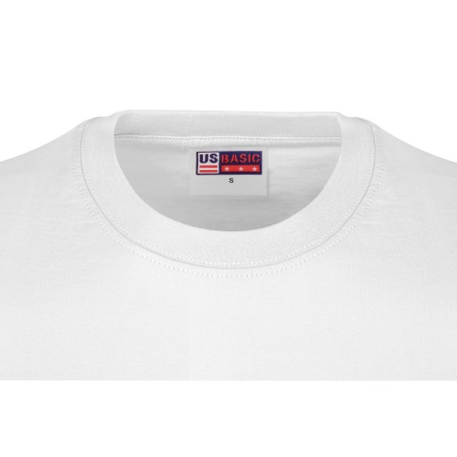 Купить Футболка Heavy Super Club с боковыми швами, мужская, белый с нанесением логотипа