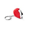 Купить Брелок-рулетка TRESNA 1м, красный с нанесением логотипа