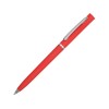 Купить Ручка шариковая Navi soft-touch, красный с нанесением логотипа