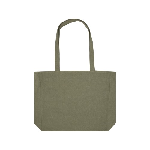 Купить Weekender эко-сумка из переработанного материала Aware™ плотностью 500 г/м² - Зеленый с нанесением логотипа