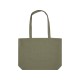 Купить Weekender эко-сумка из переработанного материала Aware™ плотностью 500 г/м² - Зеленый с нанесением логотипа