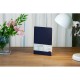 Купить Ежедневник А5 недатированный Megapolis Velvet Flex, темно-синий Navy с нанесением логотипа