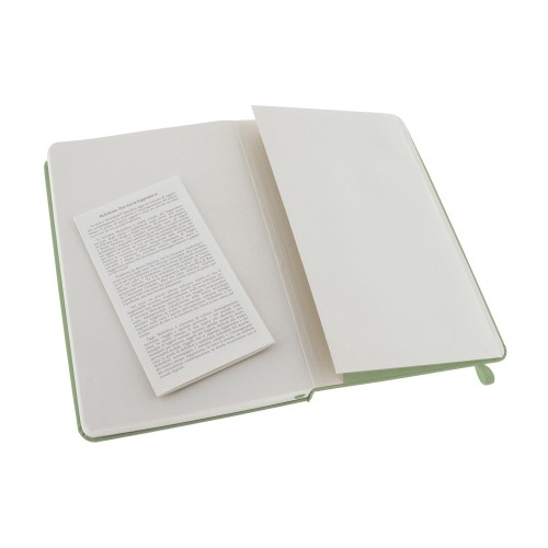 Купить Записная книжка Moleskine Classic (в линейку) в твердой обложке, Large (13х21см), фисташковый с нанесением логотипа
