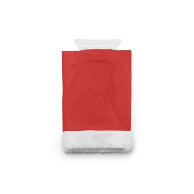 Купить Скребок для льда NISEK с рукавицей из полиэстера, красный с нанесением логотипа