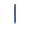 Купить Ручка-стилус металлическай шариковая Jucy, синий с нанесением логотипа