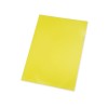 Купить Папка- уголок, для формата А4, плотность 180 мкм, желтый матовый с нанесением логотипа