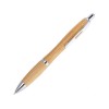 Купить Шариковая ручка SAGANO из бамбука, серебристый с нанесением логотипа