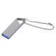 Купить USB 2.0-флешка на 4 Гб с мини чипом, компактный дизайн, отверстие треугольной формы для цепочки с нанесением логотипа