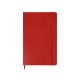 Купить Записная книжка Moleskine Classic Soft (в линейку), Large (13х21см), красный с нанесением логотипа
