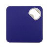 Купить Подставка для кружки с открывалкой Liso, черный/синий с нанесением логотипа