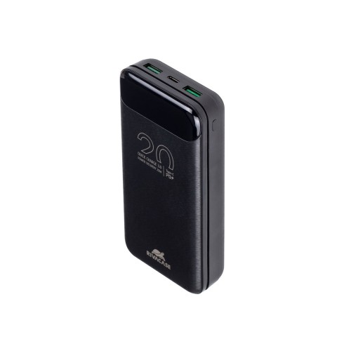 Купить RIVACASE VA2582 (20 000mAh), QC/PD 22.5W внешний аккумулятор с дисплеем, черный /24 с нанесением логотипа