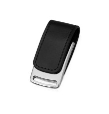 Флеш-карта USB 2.0 16 Gb с магнитным замком Vigo, черный/серебристый