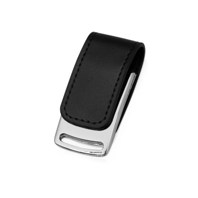 Купить Флеш-карта USB 2.0 16 Gb с магнитным замком Vigo, черный/серебристый с нанесением