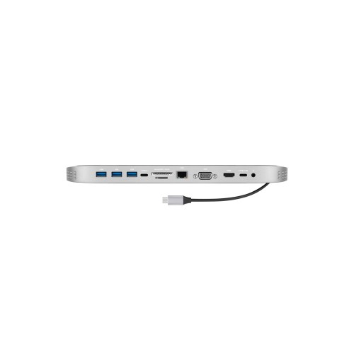 Купить Хаб USB Type-C 3.0 для ноутбуков Falcon, серый с нанесением логотипа