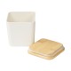 Купить Eмкость из натуральных волокон для хранения Flake, квадратная с нанесением логотипа