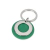 Купить Брелок Корал-Спрингс, зеленый/серебристый с нанесением логотипа