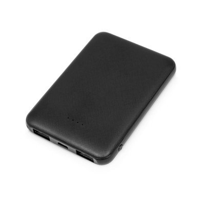 Купить Портативное зарядное устройствоGrind, 5000 mAh, черный с нанесением