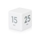 Купить Таймер для тайм-менеджмента Time Capsule на 5-15-25-45 минут, софт-тач, белый с нанесением логотипа