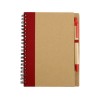 Купить Подарочный набор Essentials с флешкой и блокнотом А5 с ручкой, красный с нанесением логотипа