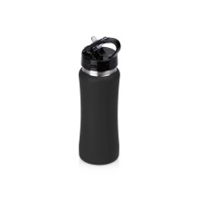 Бутылка для воды Bottle C1, сталь, soft touch, 600 мл, черный