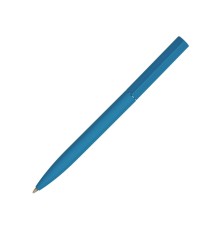 Шариковая металлическая ручка Minimalist софт-тач, морская волна