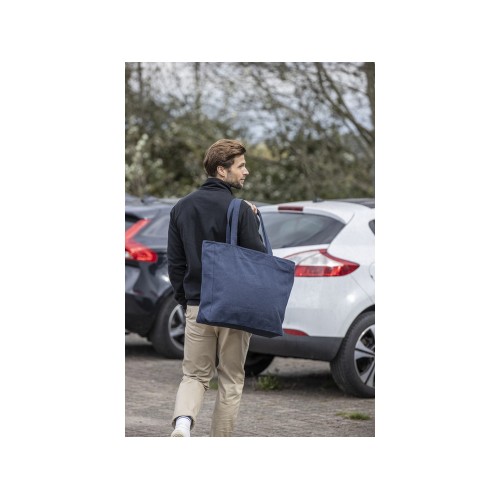 Купить Weekender эко-сумка из переработанного материала Aware™ плотностью 500 г/м² - Бежевый с нанесением логотипа