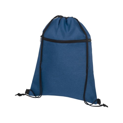 Купить Рюкзак со шнурком Hoss, heather navy с нанесением логотипа
