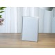 Купить Ежедневник недатированный А5 Velvet, серебряный с нанесением логотипа