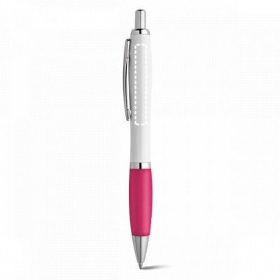 Купить MOVE BK.  Шариковая ручка с зажимом из металла, Розовый с нанесением логотипа