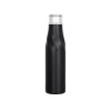 Купить Вакуумная бутылка Hugo с медной изоляцией,  черный с нанесением логотипа